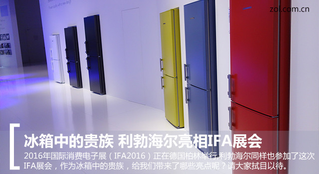 冰箱中的貴族 利勃海爾亮相IFA展會