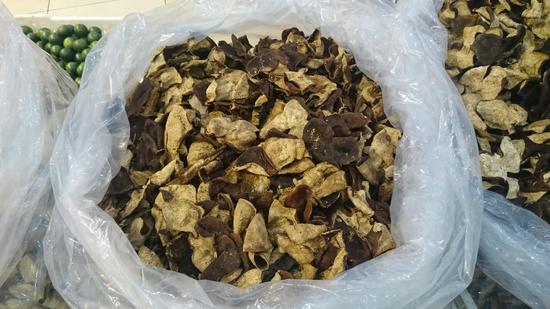 陳皮品質(zhì)優(yōu)良。（新浪廣東供圖）